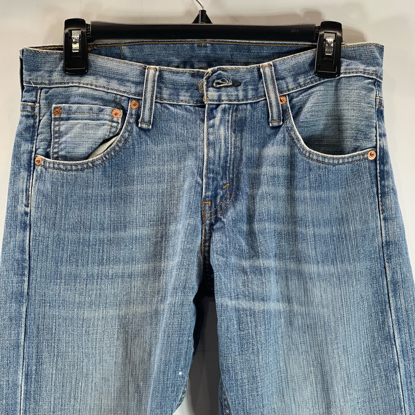 LEVI'S Men's Light Wash 527 Slim Bootcut Five-Pocket Denim Jeans SZ 29X32