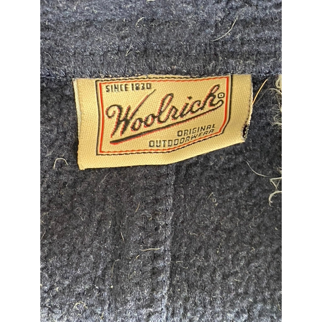 WOOLRICH Men's Navy Blue Polartec Sherpa Pull-On Sweatpants SZ M