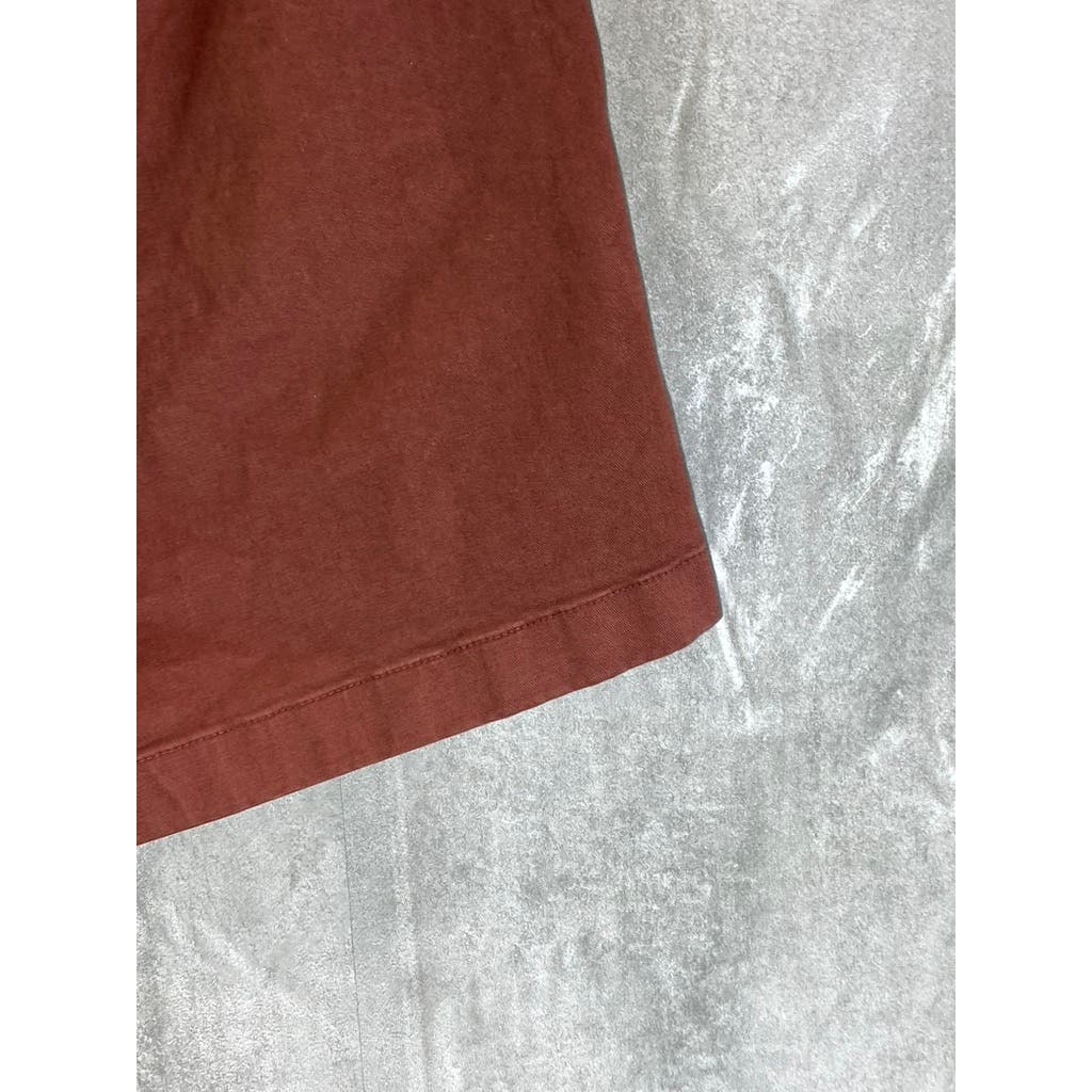 VINCE. Men's Rust Drawstring Pull-On Bermuda Shorts SZ M