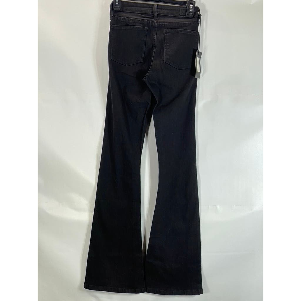 COURTSHOP Women's Aspen Black Bell Bottom Denim Jeans SZ 24