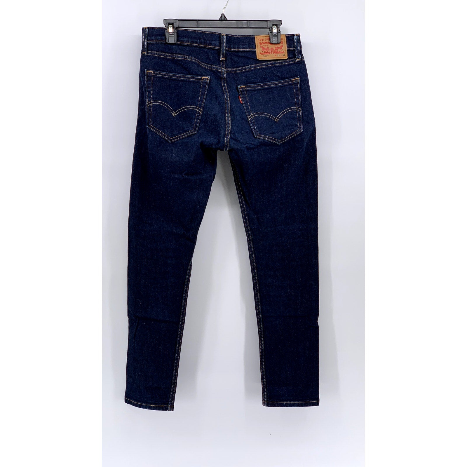 LEVI'S Men's 512 Indigo Denim Slim Tapered Regular-Fit Five-Pocket Jean SZ 32x32