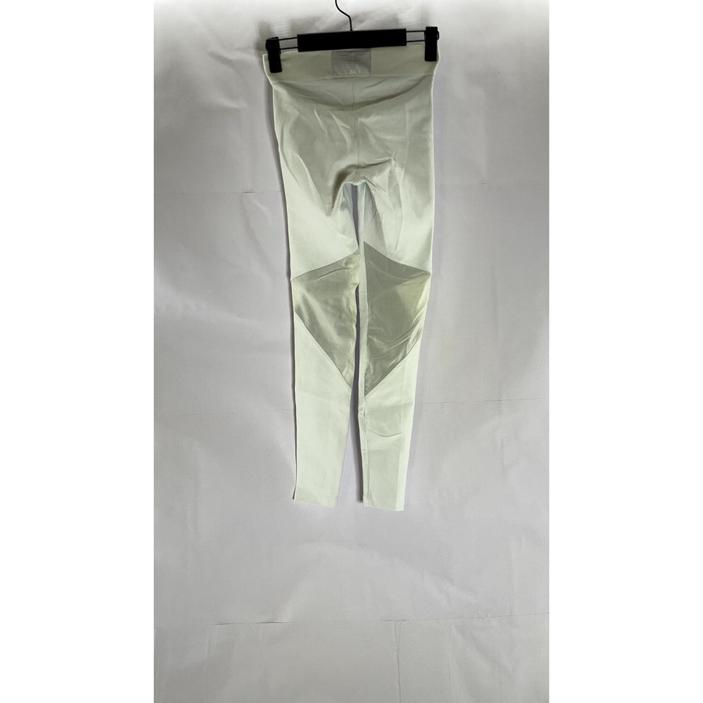 HEROINE SPORT Women's White Elastic Waist Pull-On Tracking Leggings SZ XS