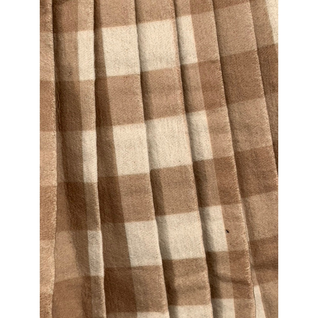 LISA SAYS GAH Women's Brown Plaid Rory Mini Skirt SZ S