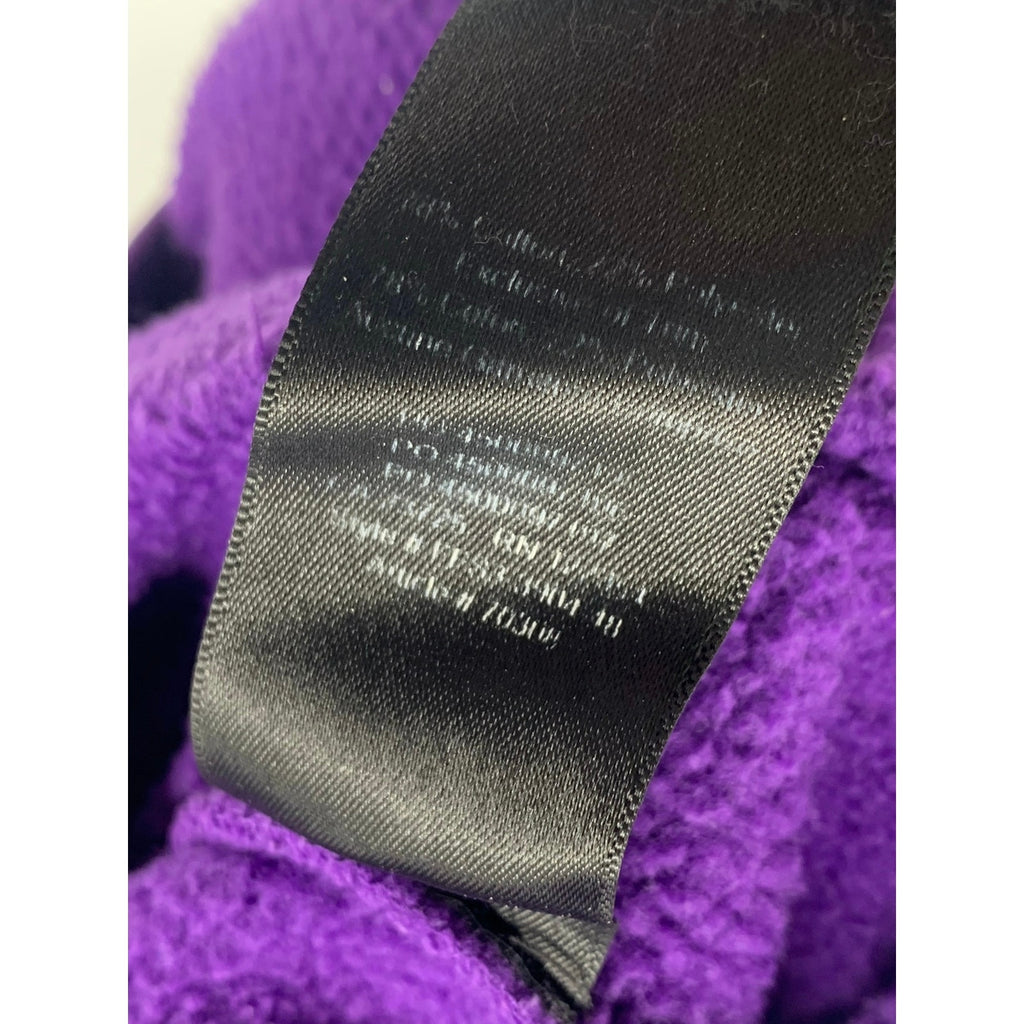 ARITZIA TNA Women’s Dark Purple Half-Zip Long Sleeve Hooded Sweater SZ S