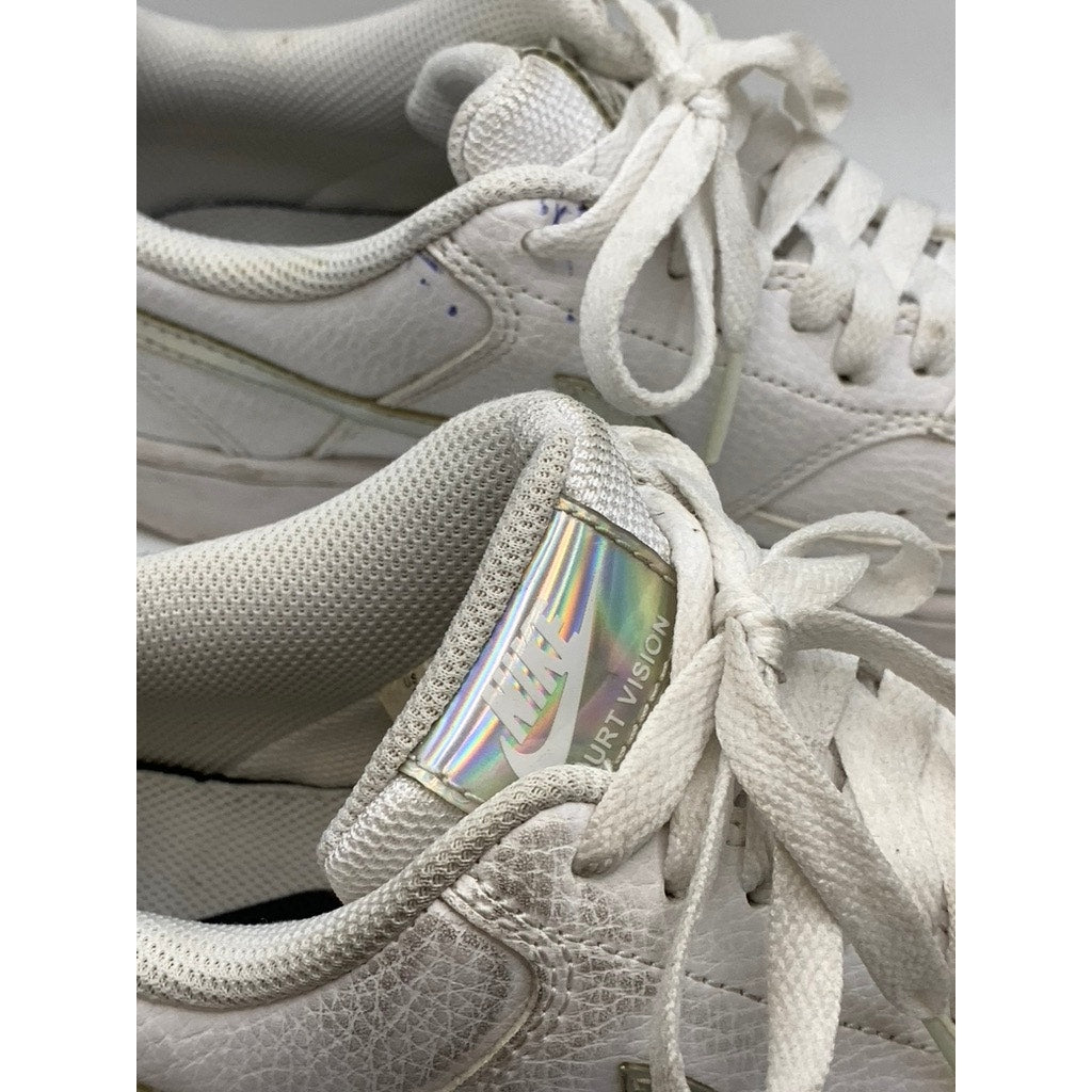 NIKE Women's White-Multi Court Vision Low-Top Sneakers SZ 7