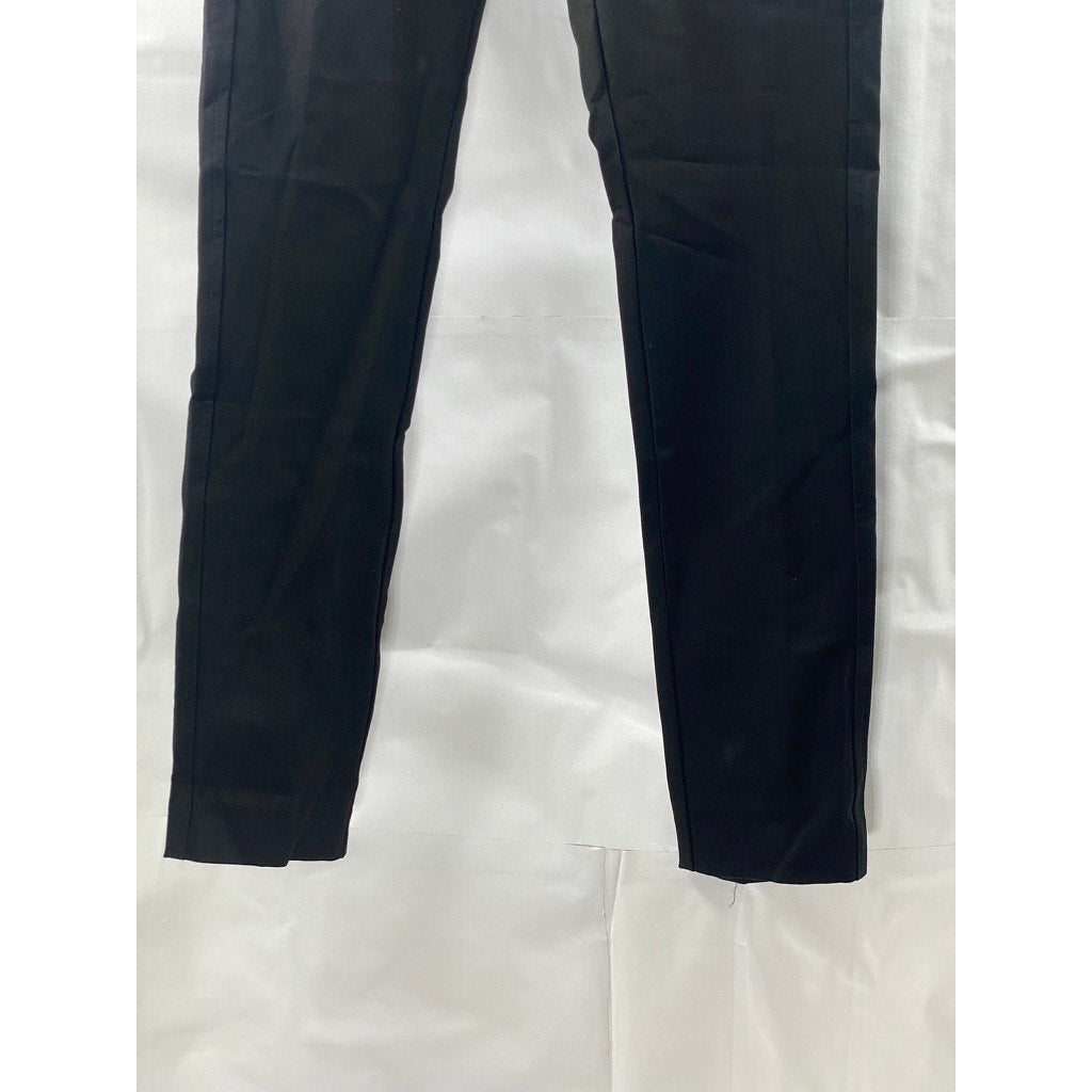 ISABEL DE PEDRO Women's Black Solid Extra Slim Leg 4-Pocket Trouser SZ 4