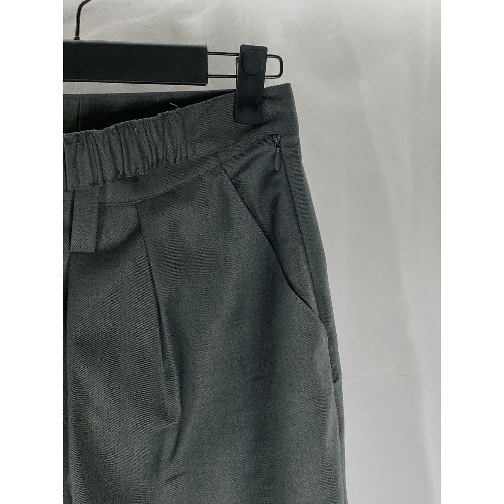 DUIBIDU Dress Visuals Women's Gray Asymmetrical Pleated A-Line Midi Skirt SZ M