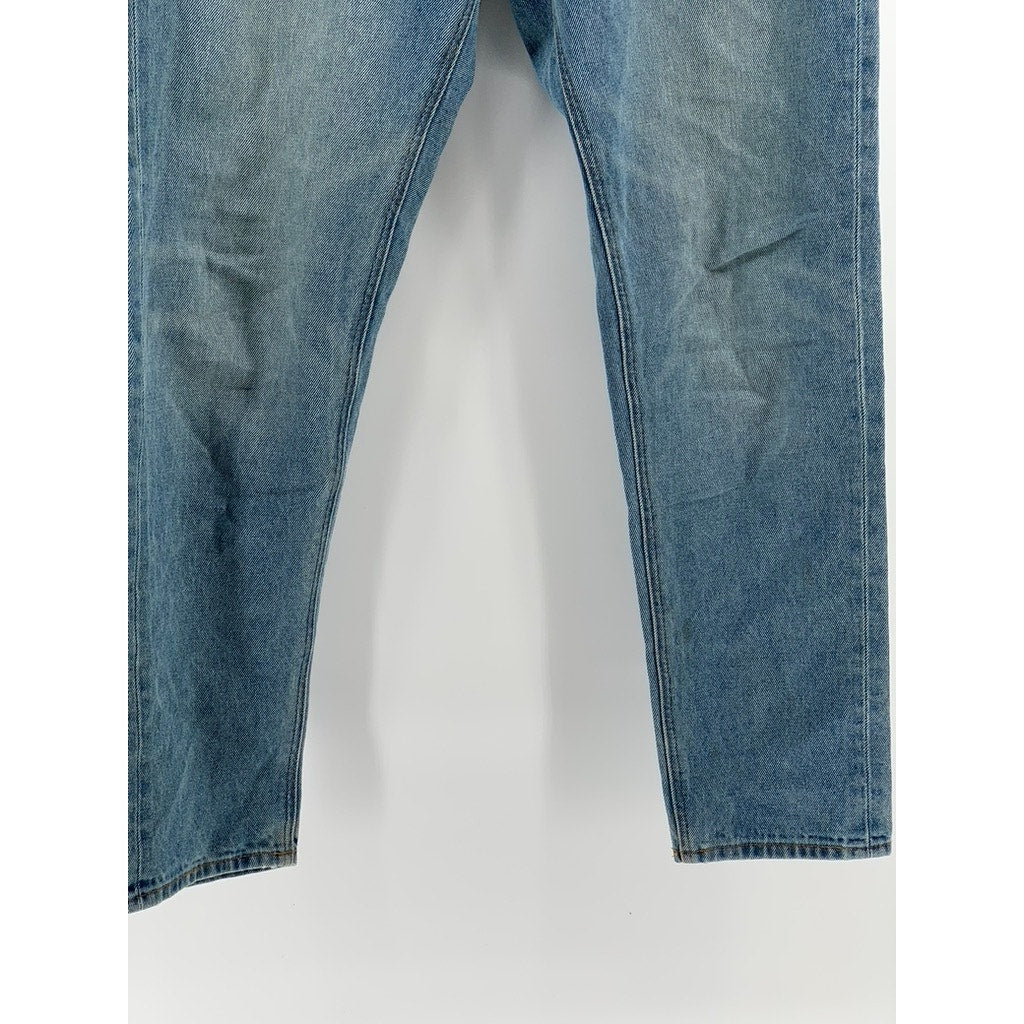ASOS DESIGN Men's Blue Denim Classic Rigid Jeans SZ 30X34