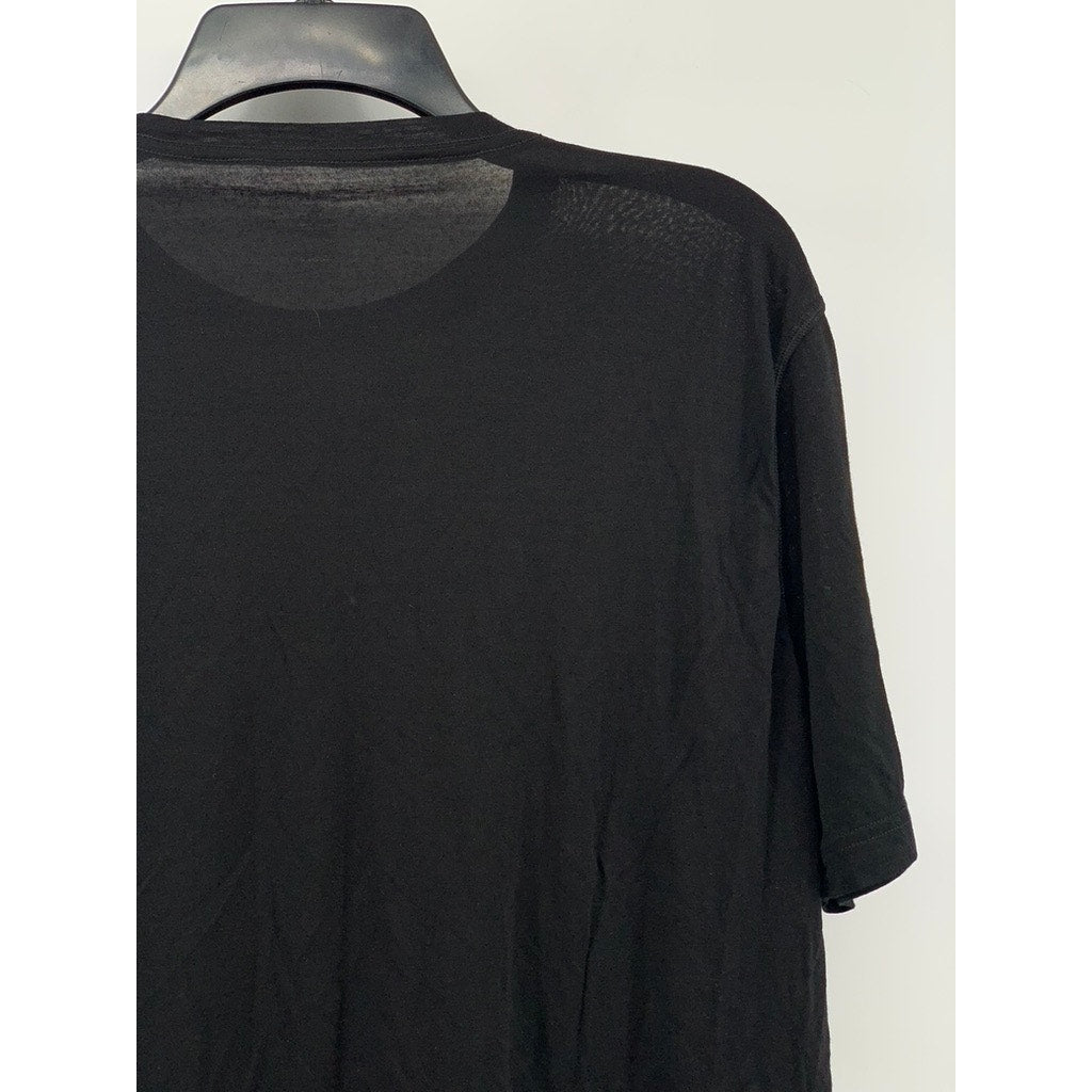 EVO Men's Black Merino Wool Short-Sleeve T-Shirt SZ L