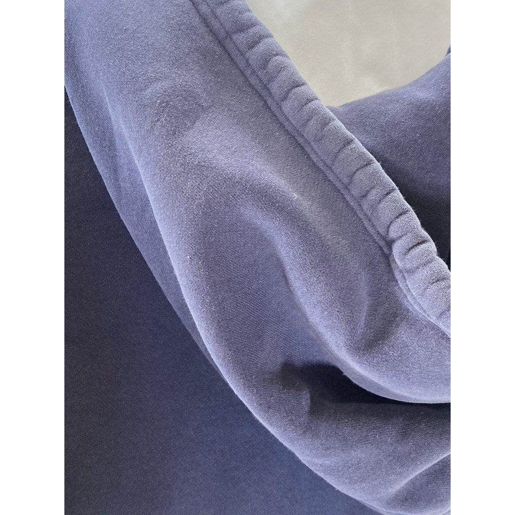 TNA Women's Dark Blue Casual Solid Zip-Up Hooded Sweater SZ 2