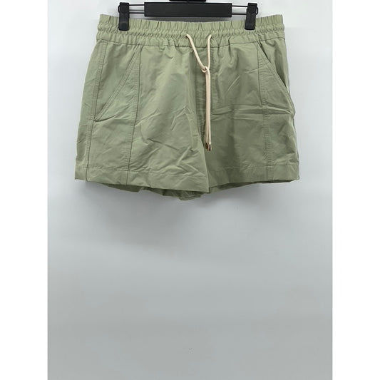 J.CREW Women's Green Drawstring Casual Regular-Fit Pull-On Paddle Shorts SZ S