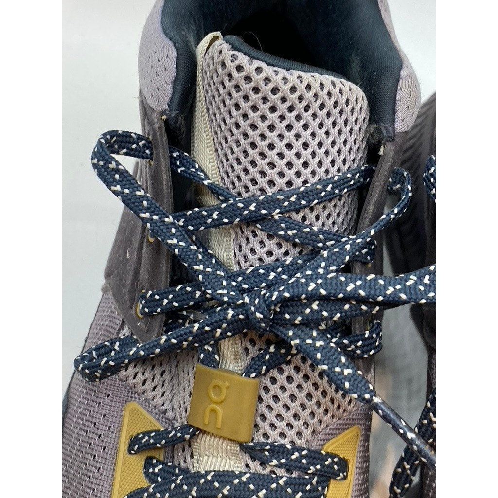 ON CLOUD Women's Gray Mesh Swiss Engineering Lace-Up Sneakers SZ 8.5