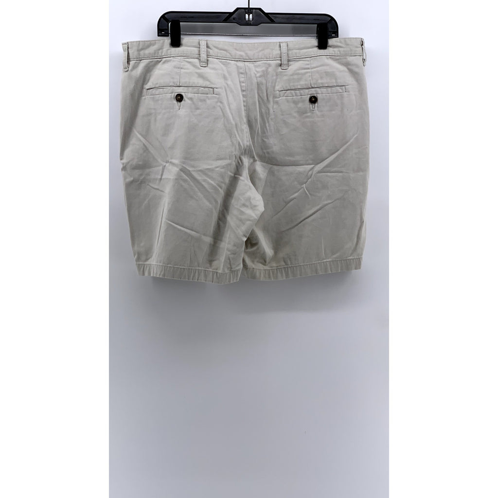 GEORGE Men's Beige Regular-Fit Chino Shorts SZ 38