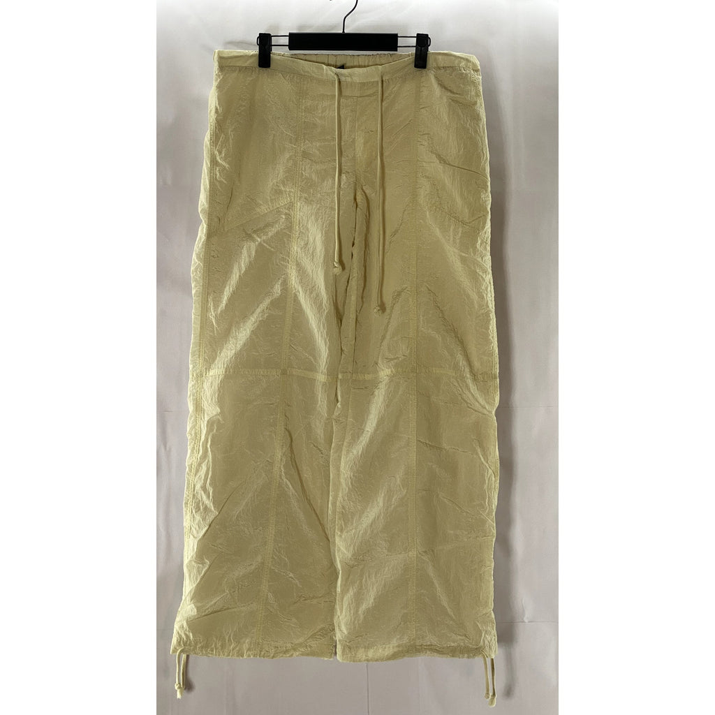 WILD FABLE Women's Tan Elasticized Drawstring Hem Pull-On Pants SZ M