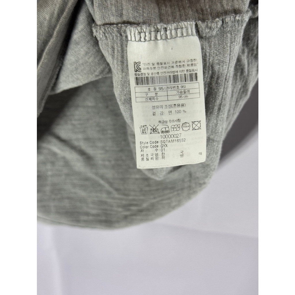 SERIES: EPIGRAM Men's Gray Solid Crewneck Chest Pocket Short Sleeve T-Shirt SZ S