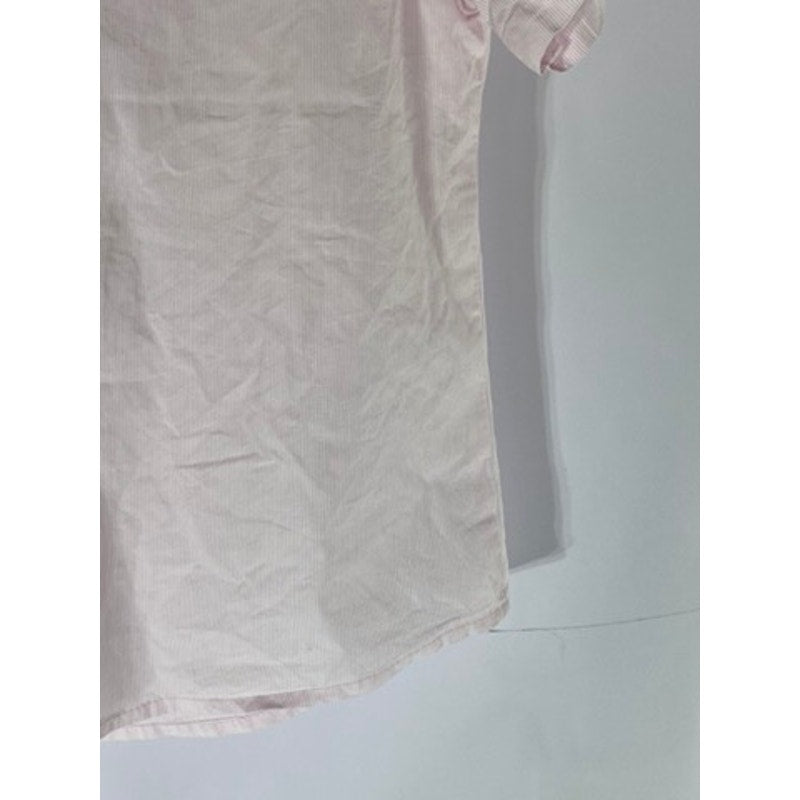 POLO CHINO RALPH LAUREN Women’s Vintage Light Pink Classic Fit Button-Up Top SZM