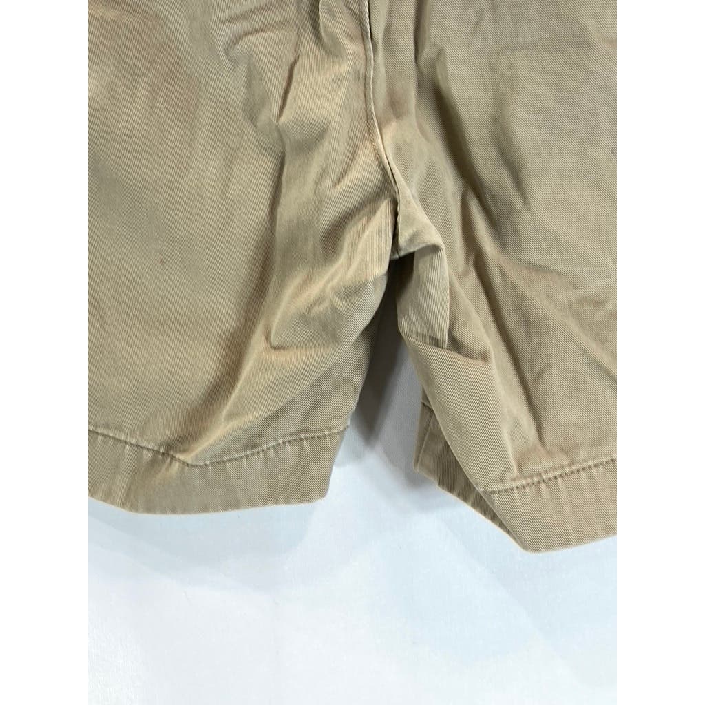 J. CREW Men's Tan Reade Stretch Four-Pocket 7" Chino Shorts SZ 32