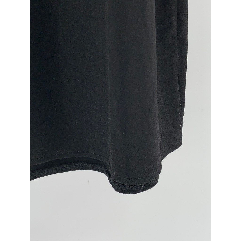 ALFANI Women's Black Cutout Long Sleeve Top SZ XL