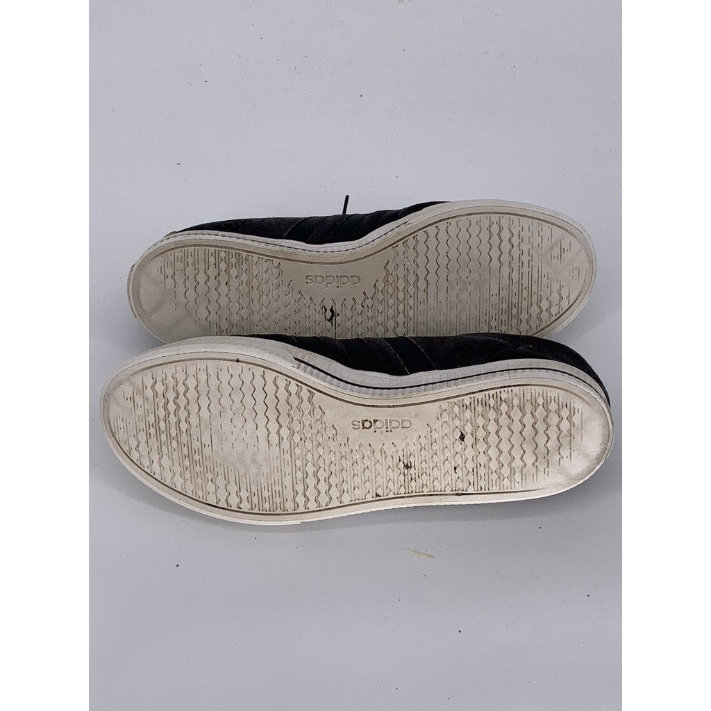 ADIDAS Men's Black Daily 3.0 3-Stripe Low-Top Casual Skater Sneakers SZ 12