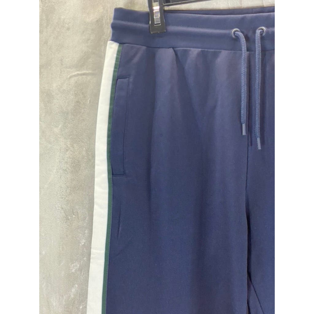 ZARA Men's Navy/White Striped Drawstring Pull-On Sweatpants SZ XL