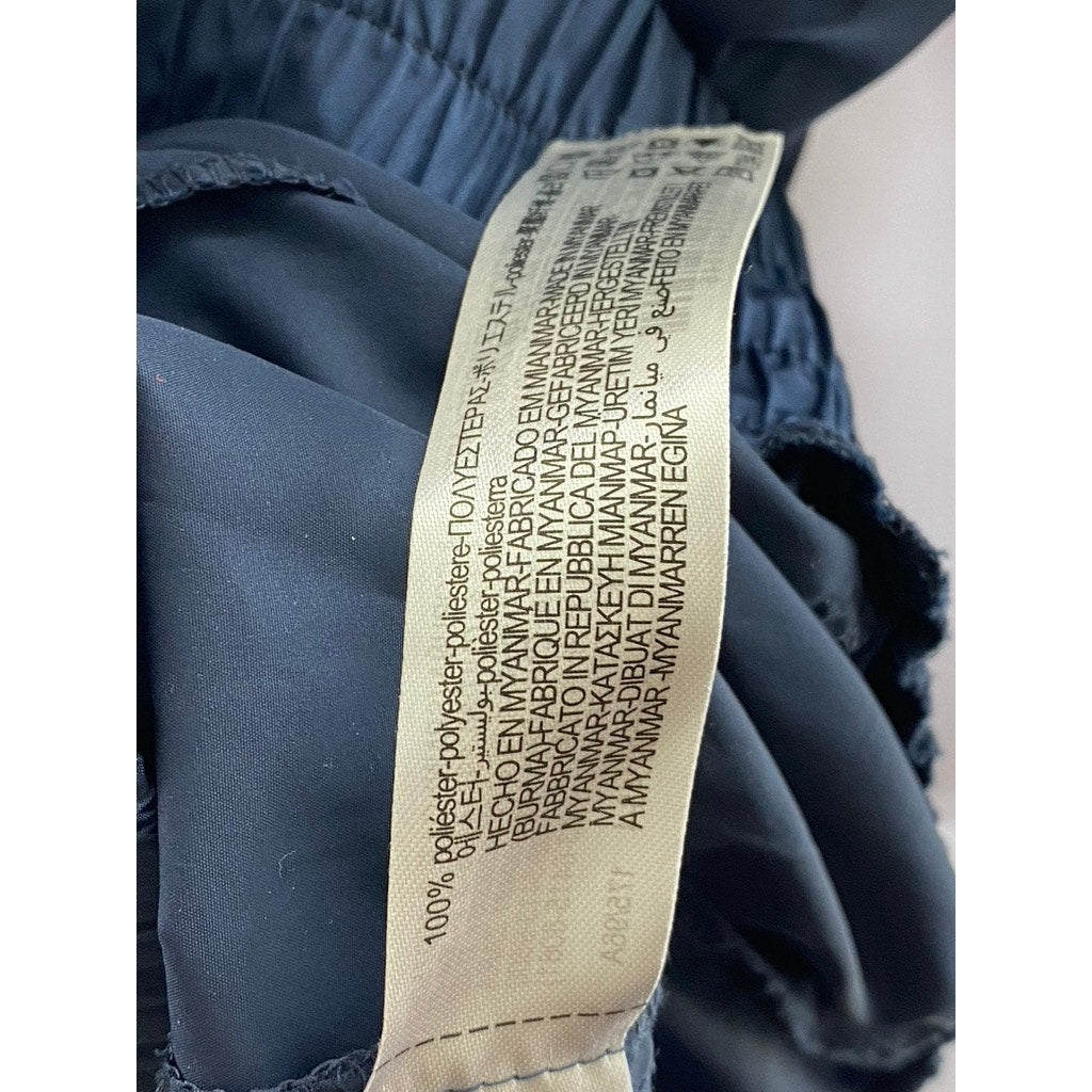 ZARA Men's White/Navy California Logo Hooded Zip-Up Windbreaker Jacket SZ L