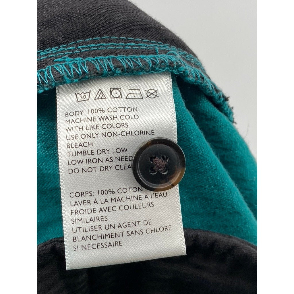 URBAN OUTFITTER Women's Emerald Green Corduroy Straight-Leg Cropped Pant SZ 32