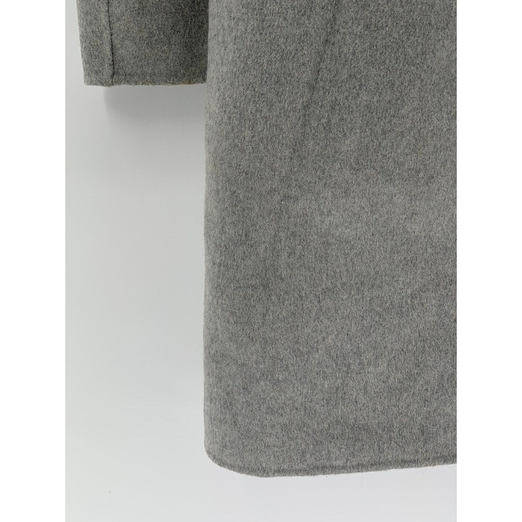 ALLSAINTS Men's Gray Wool Two-Button Coat SZ S