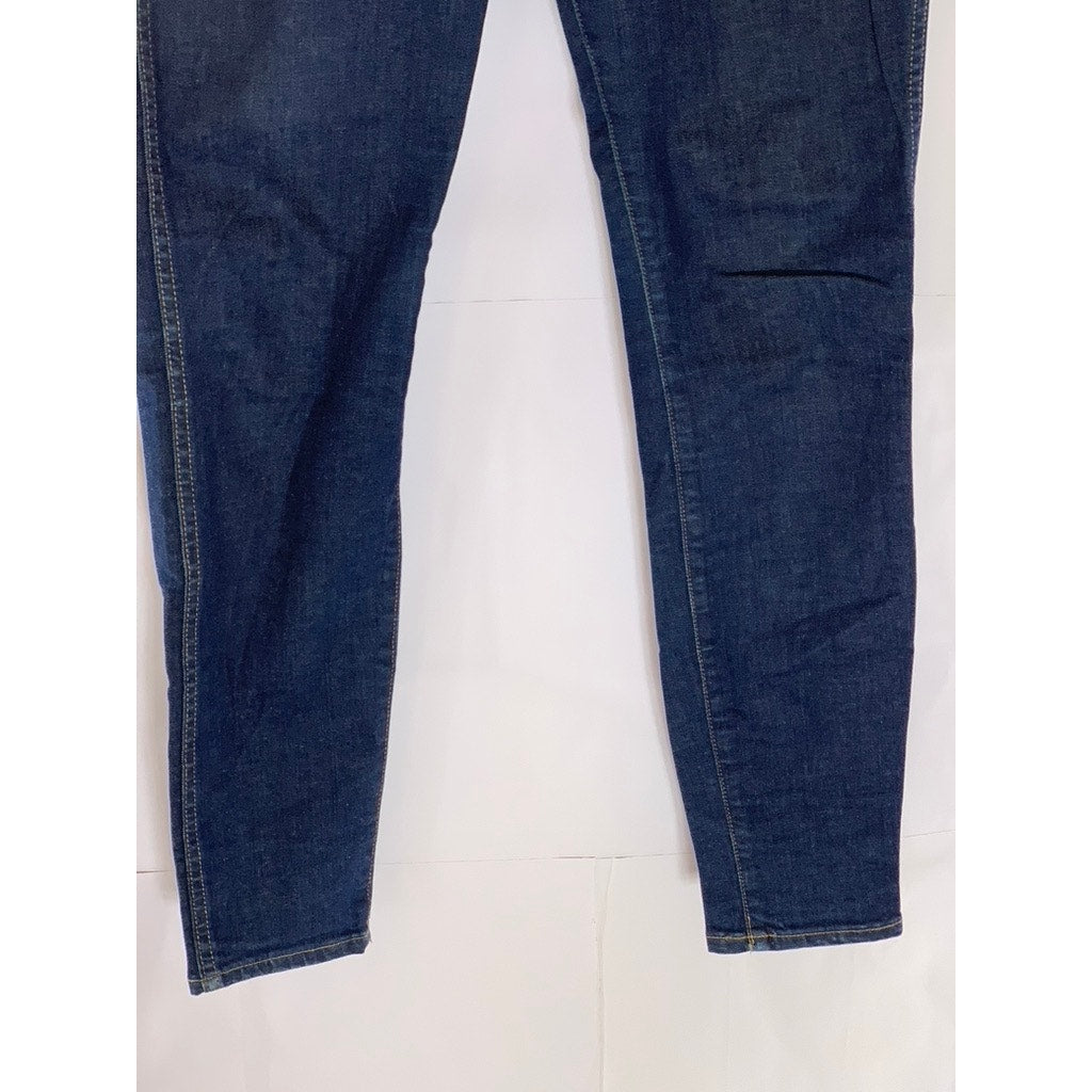MADEWELL Women's Dark Navy 10" High-Rise Skinny Denim Five-Pocket Jean SZ 28