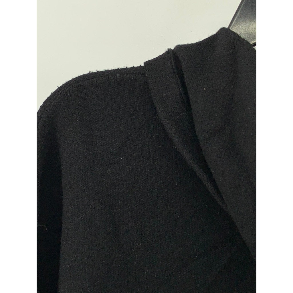 ZARA Men's Black Knit Hoodie SZ L