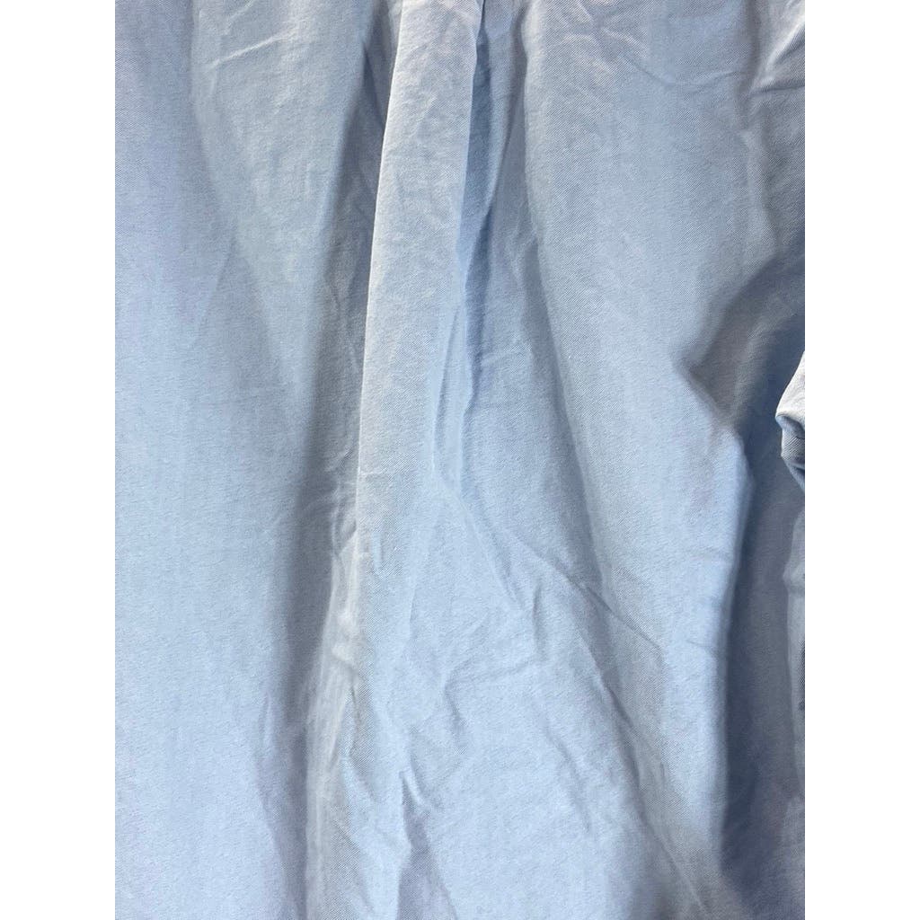 LANDS' END Men's Light Blue Traditional-Fit Long Sleeve Dress Shirt SZ 15-15.5