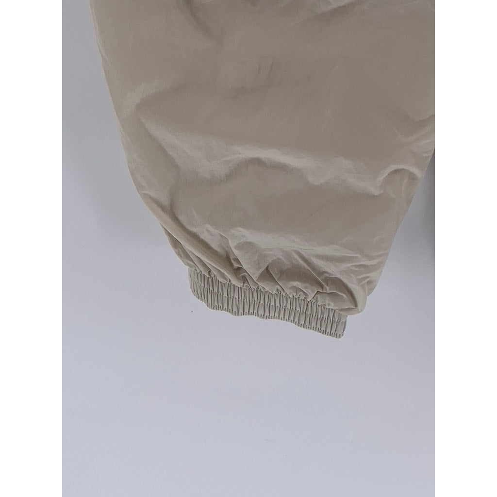 NIKE Women's Tan Oversized Full Length Mid-Rise Elastic Waist Sweatpants SZ S