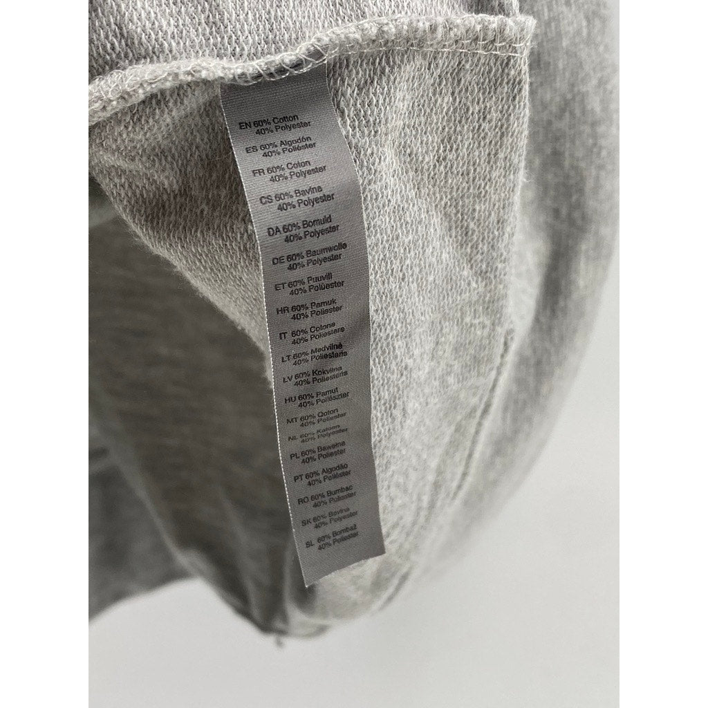 GOOGLE Women's Gray Crewneck Long Sleeve Women Labs Logo Sweatshirt SZ M
