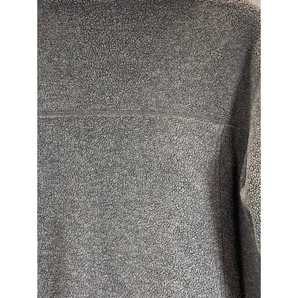 L.L. BEAN Men's Gray Polartec Regular-Fit Zip-Up Stand Collar Sweater SZ M