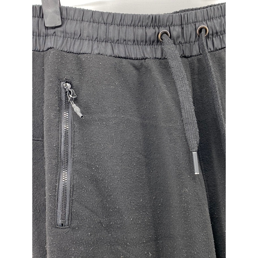 RBX ACTIVE Men's Black Drawstring Pull-On Casual Jogger Sweatpants SZ M