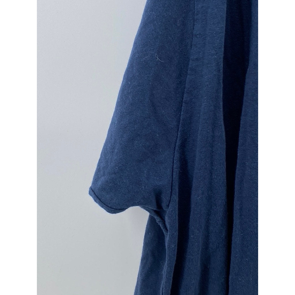 WAY TO CELEBRATE Men's Dark Blue Custom Crewneck Father's Day T-Shirt SZ 2XL