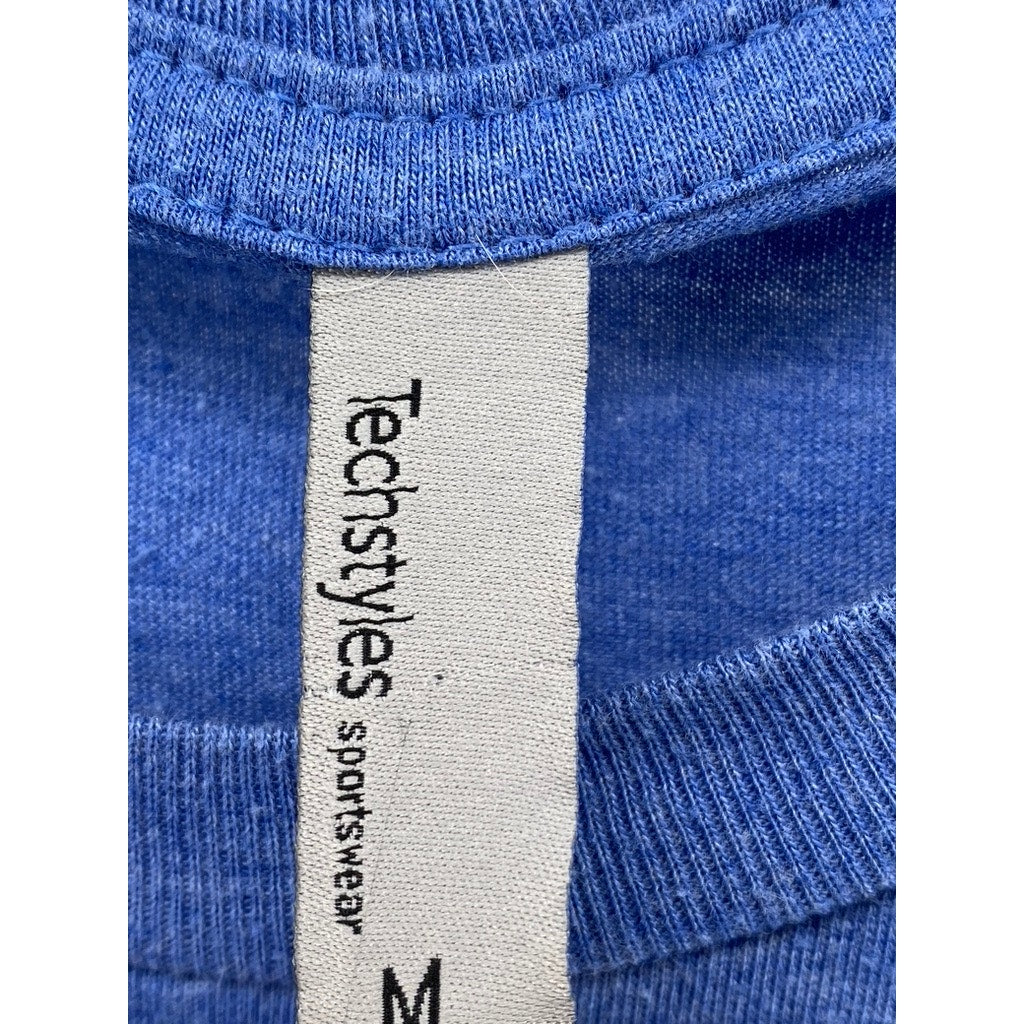 TECHSTYLES Men's Blue Maui, Hawaii Crewneck Short Sleeve Casual T-Shirt SZ M