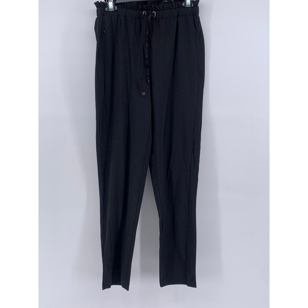 STUDIO BADGLEY MISCHKA Women's Black Ruffle-Waist Pants SZ XS