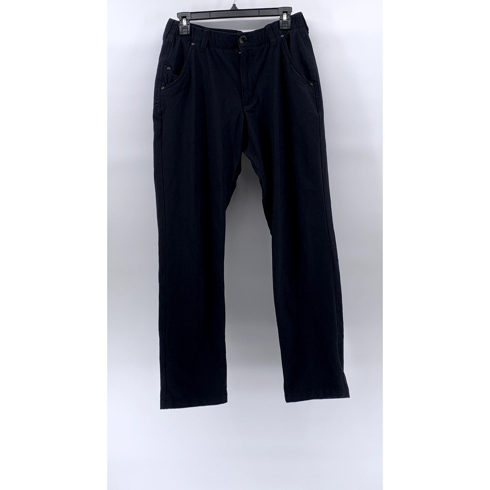 UNDER ARMOUR Men's Black Loose-Fit Straight-Leg Pants SZ 32X32