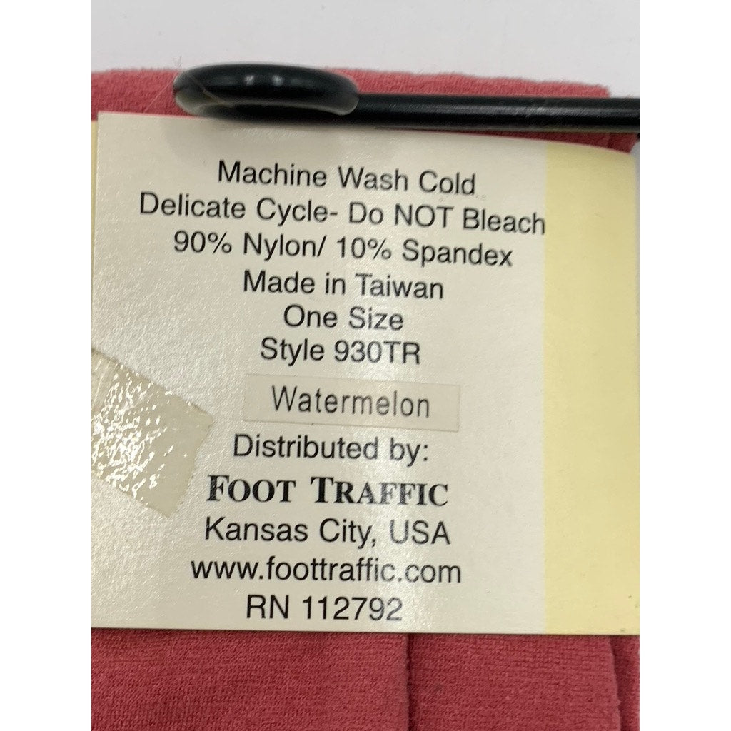 FOOT TRAFFIC Women's Watermelonn Knit Crew Socks SZ OS