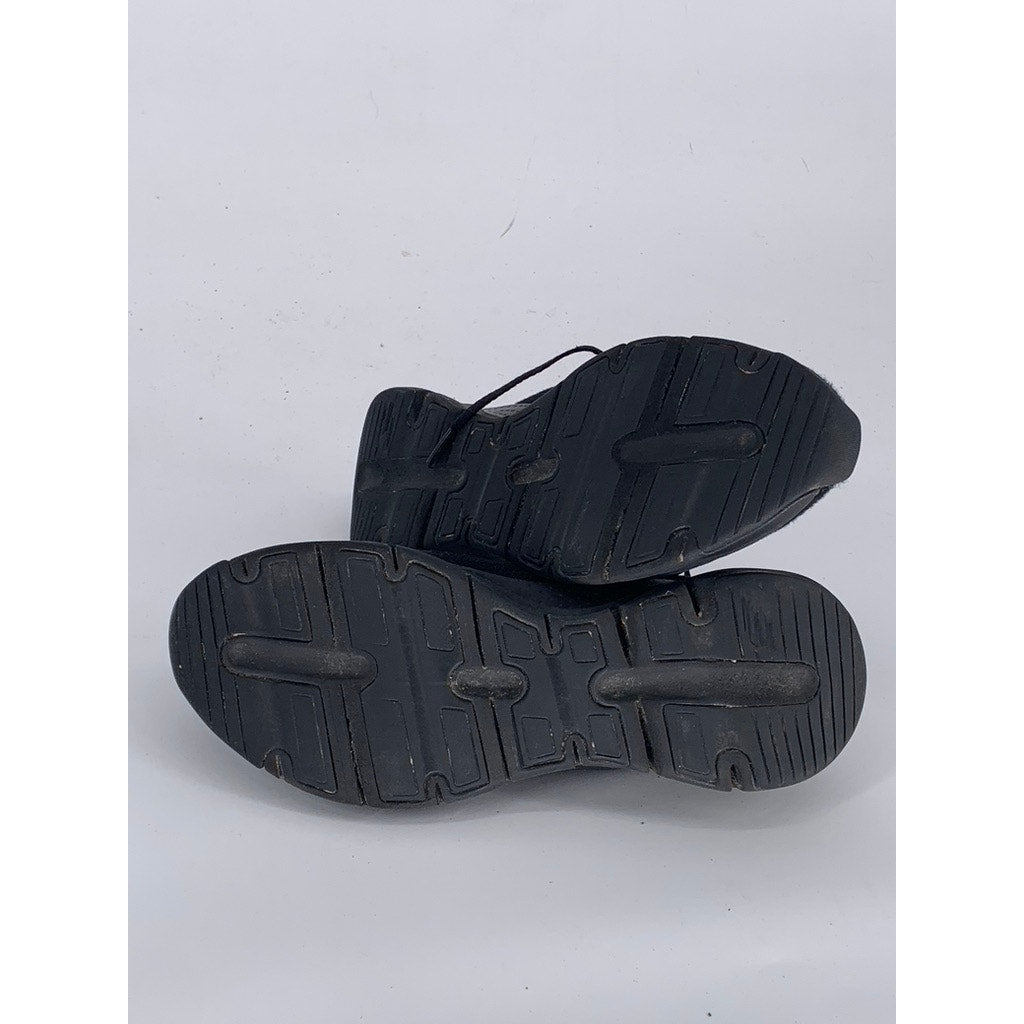 SKECHERS Women's Black Arch-Fit Lightweight Lace-Up Active Sneakers SZ 8