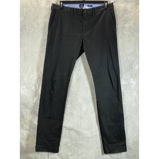 J.CREW Men's Black Slim-Fit Flex Driggs Chino Pants SZ 34X34