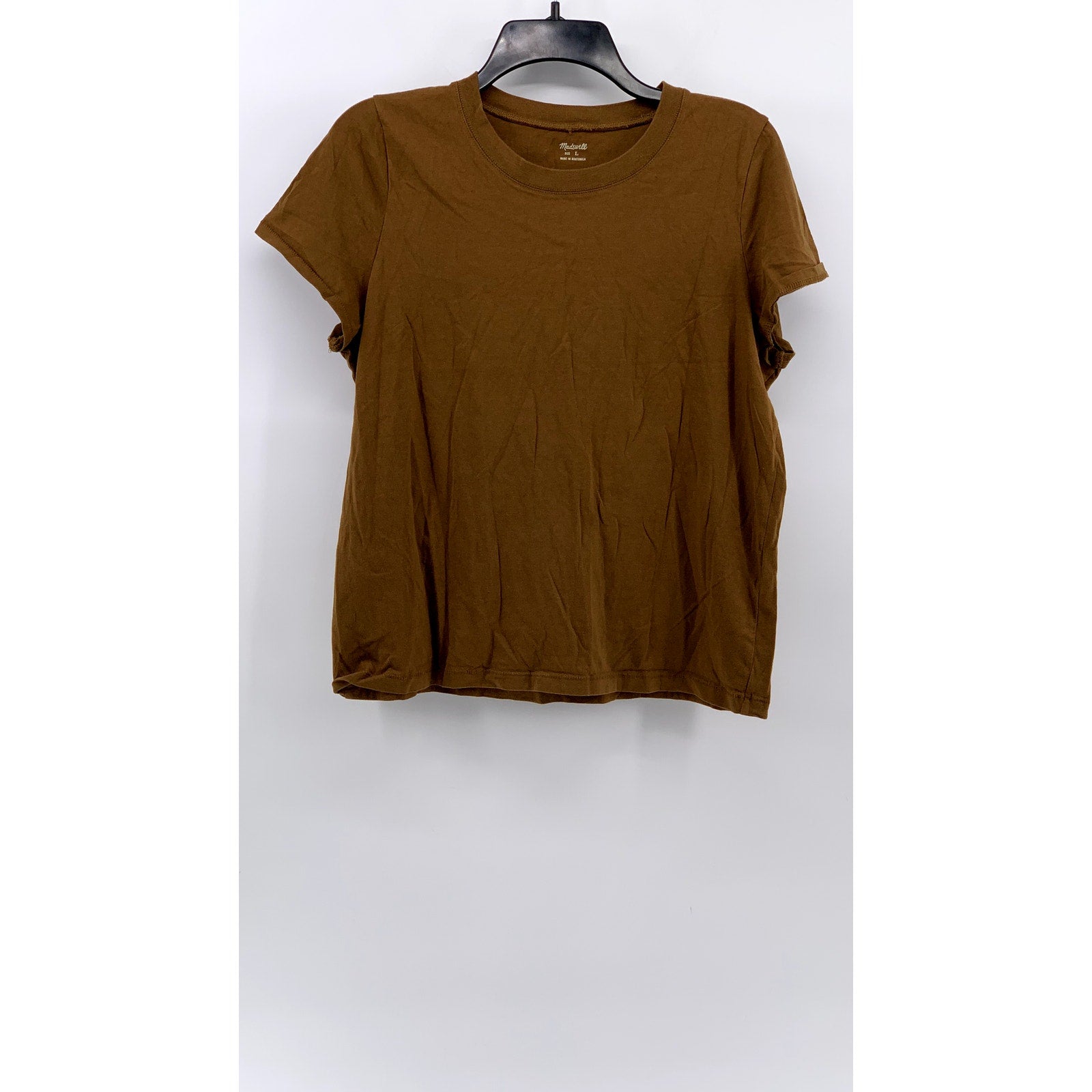 MADEWELL Women's Brown Northside Vintage Tee SZ L