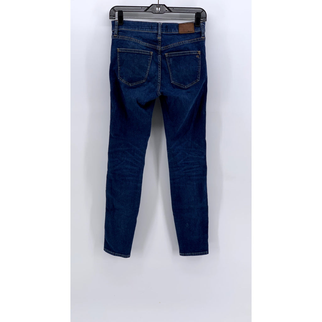MADEWELL Women's Blue Denim High Riser Skinny Leg Jeans SZ 26