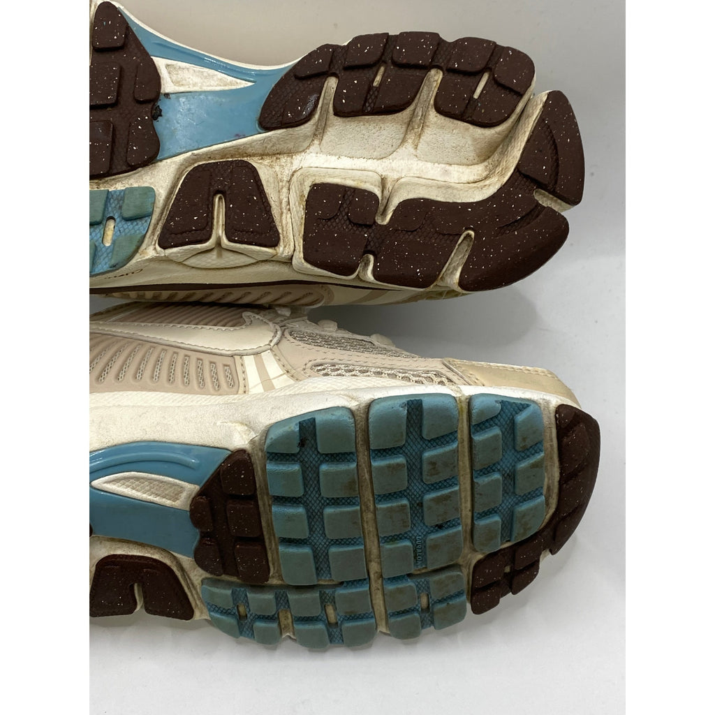 NIKE Women's Oatmeal Mesh Zoom Vomero 5 Lace-Up Active Sneakers SZ 7