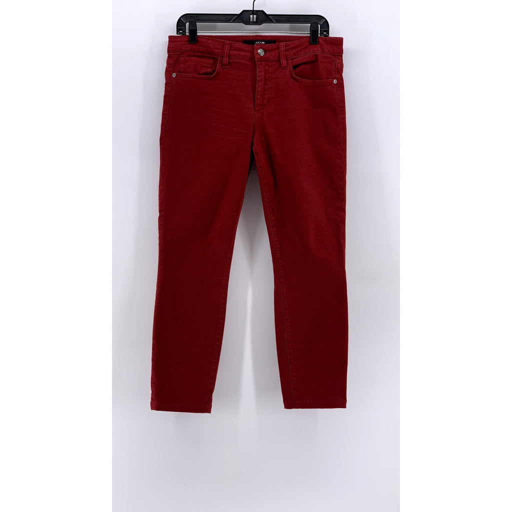 JOE'S Women's Red Skinny Visionaire Cotton-Blend Pant SZ 29