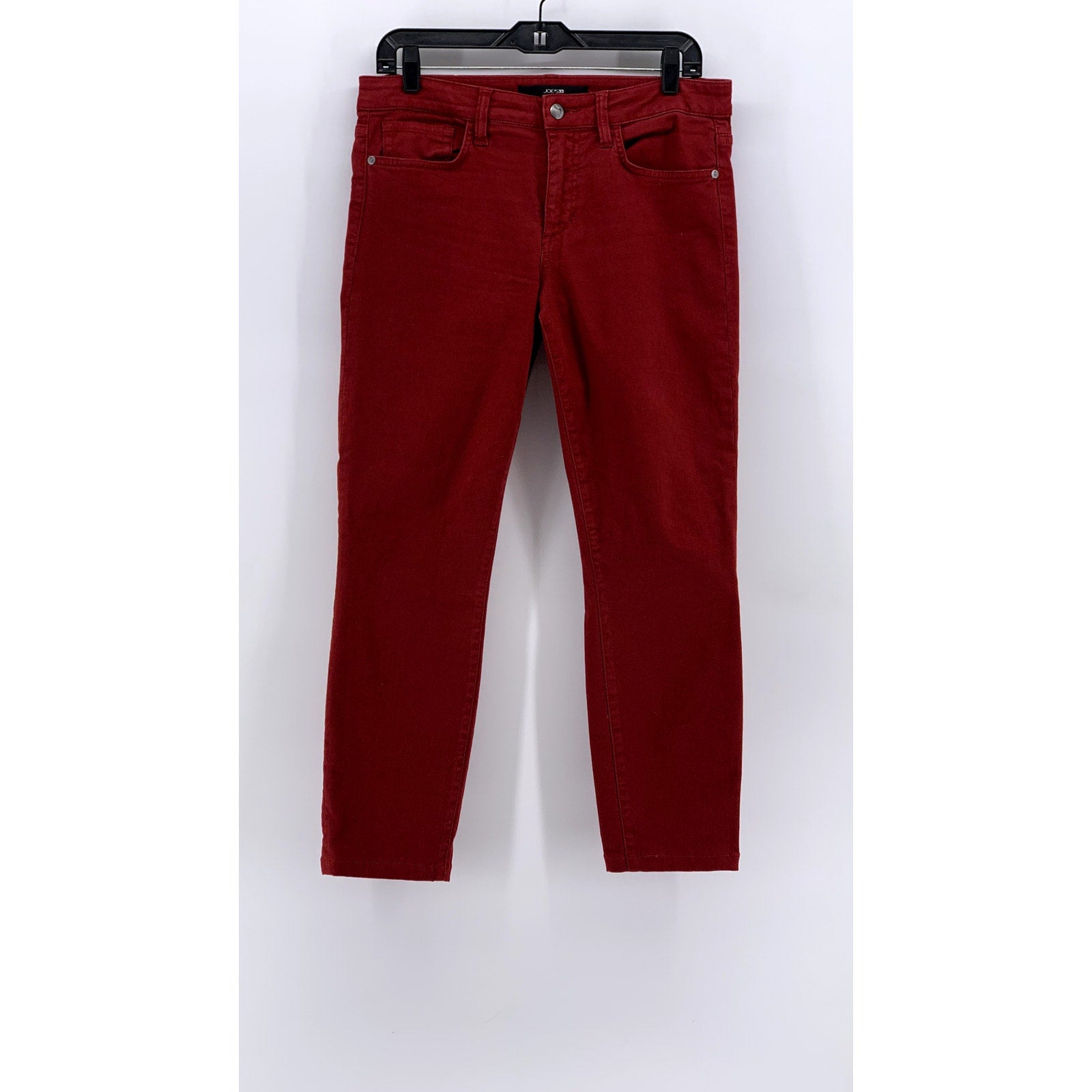 JOE'S Women's Red Skinny Visionaire Cotton-Blend Pant SZ 29