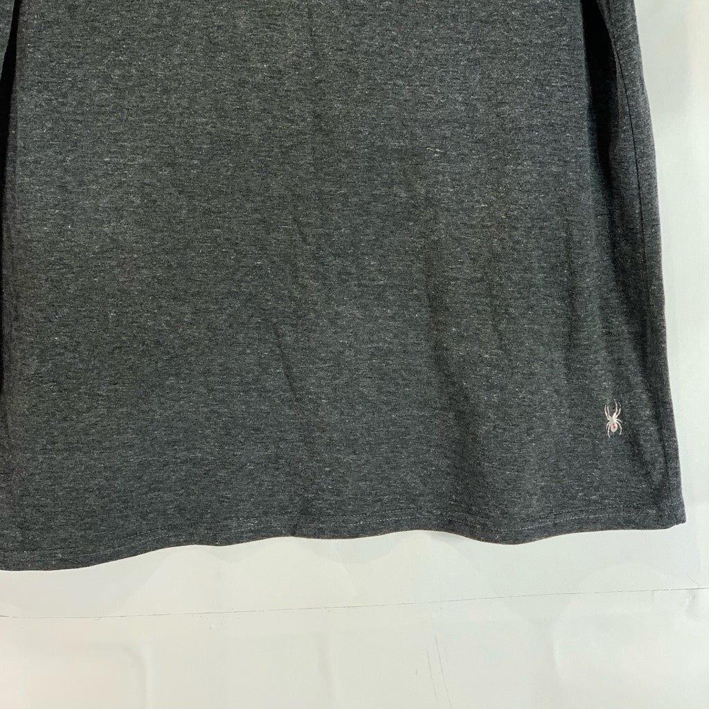SPYDER Men's Charcoal Crewneck Short Sleeve T-Shirt SZ M
