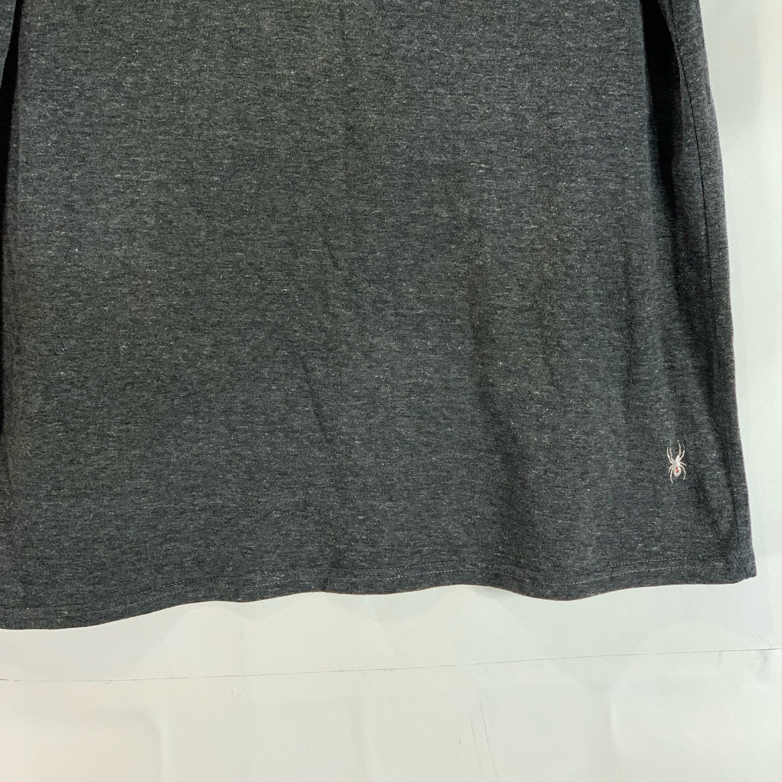 SPYDER Men's Charcoal Crewneck Short Sleeve T-Shirt SZ M