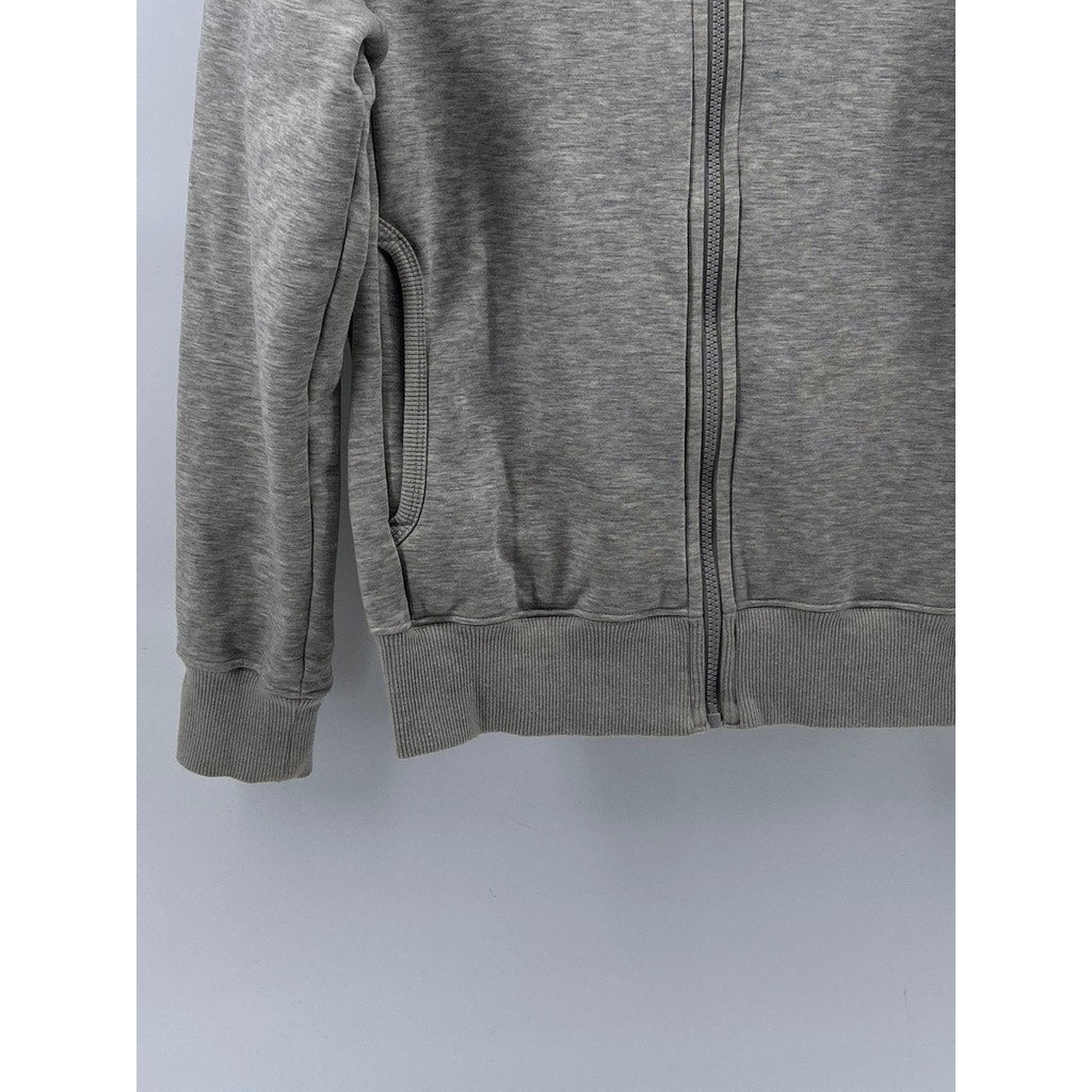 UNIQLO Men’s Gray HeatTech Pile-Lined Sweat Hooded Zip-Up Sweater SZ XS