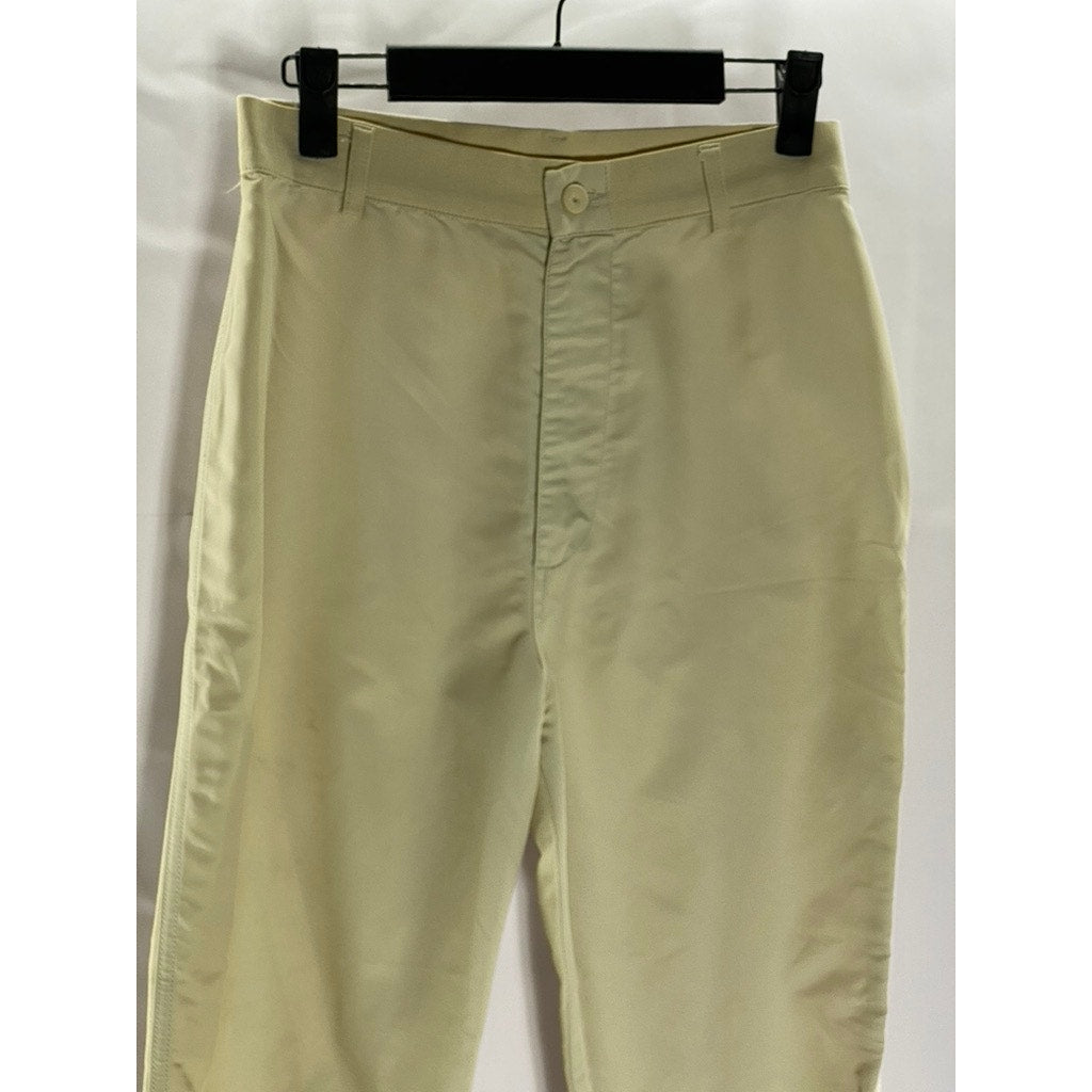 TRANSIT PAR SUCH Women's Beige Slim-Leg Cotton-Blend Dress Pant SZ 3(M)